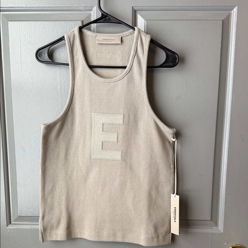 Essentials Cream Tank Top